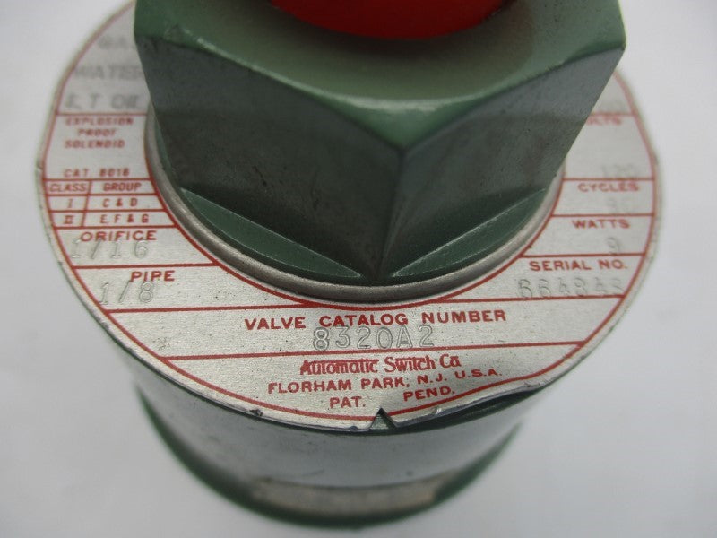 ASCO 8320A2 120V 100PSI 1/8" NSNP