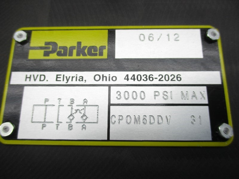 PARKER CPOM6DDV 3000PSI NSMP