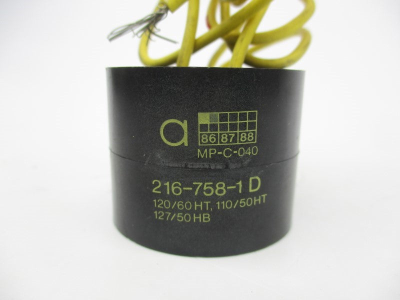 ASCO 216-758-1D MP-C-040 127V NSNP