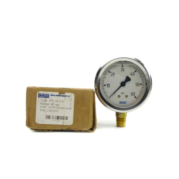 WIKA 9767053 0-60PSI 1/4" NSMP