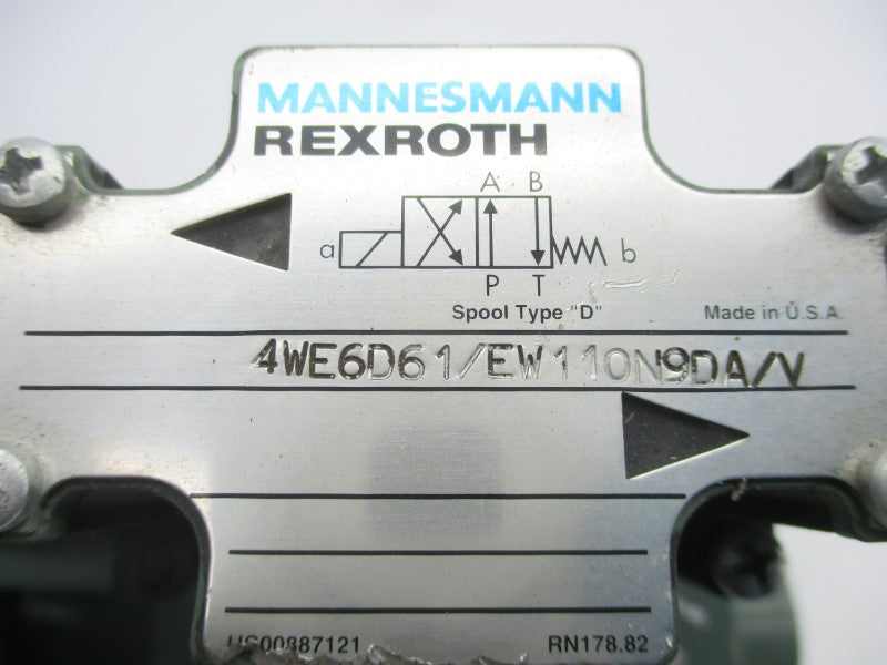 REXROTH 4WE6D61/EW110N9DA/V UNMP