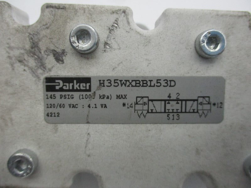 PARKER H35WXBBL53D 120V 145PSI NSNP
