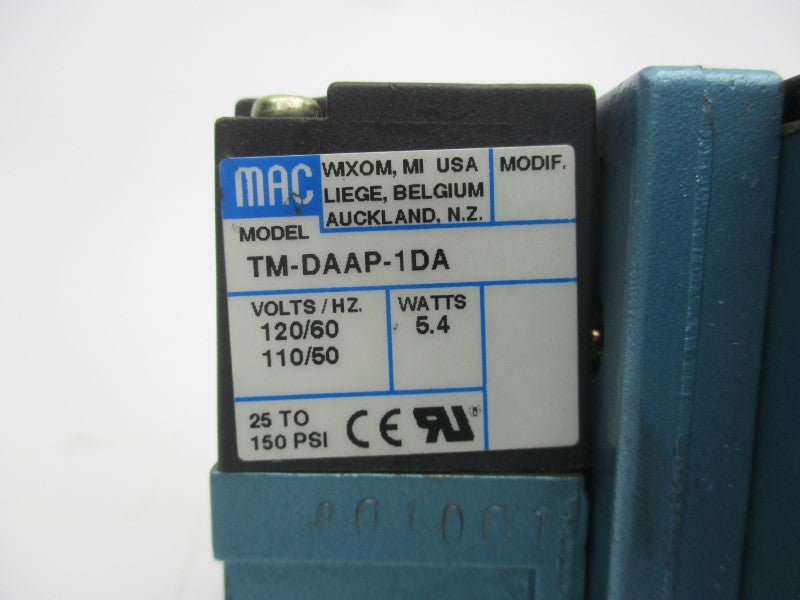 MAC 82A-BA-000-TM-DAAP-1DA 110/120V 25-150PSI UNMP