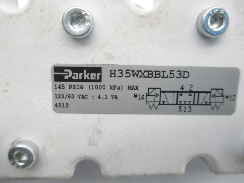 PARKER H35WXBBL53D 120V 145PSI (AS PICTURED) NSNP