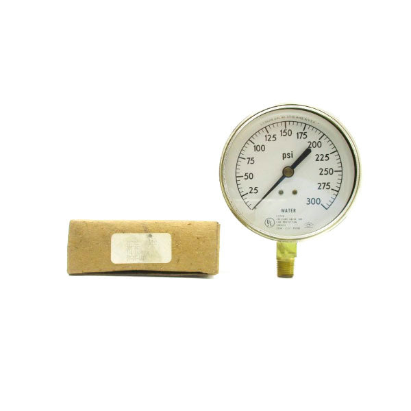 GAUGE P1590 0-300PSI 1/4" NSMP
