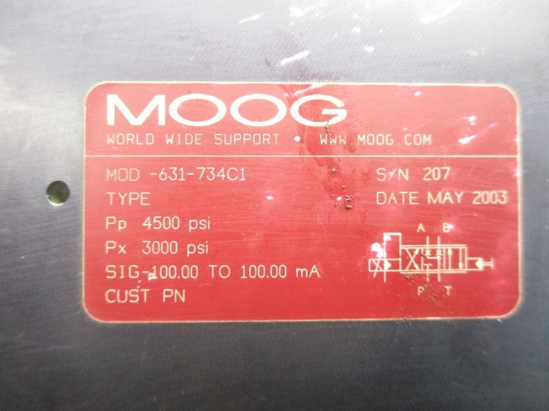 MOOG 631-734C1 45000PSI UNMP