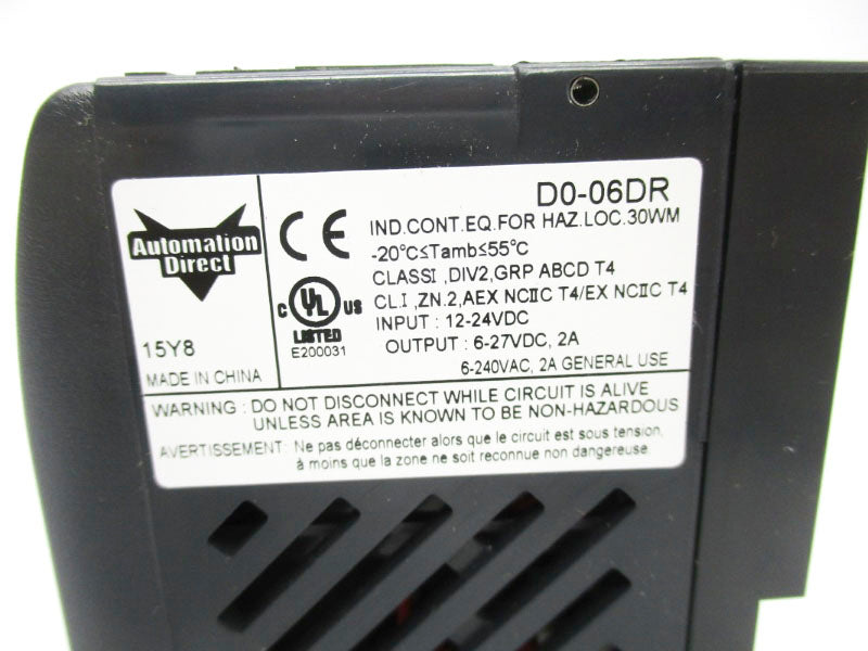 AUTOMATION DIRECT D0-06DR 12-24VDC 2A NSMP