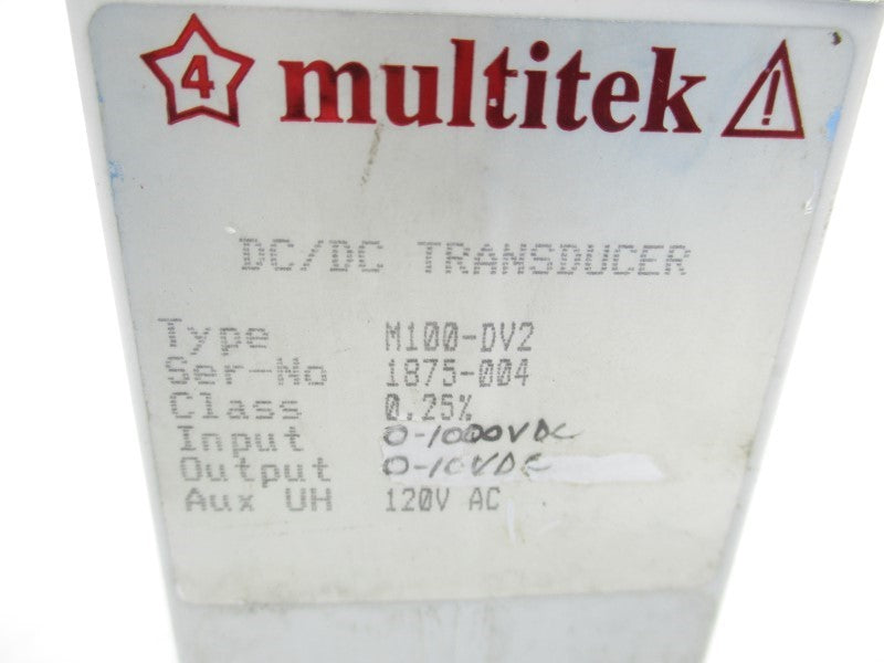 MULTITEK M100-DV2 0-1000VDC UNMP