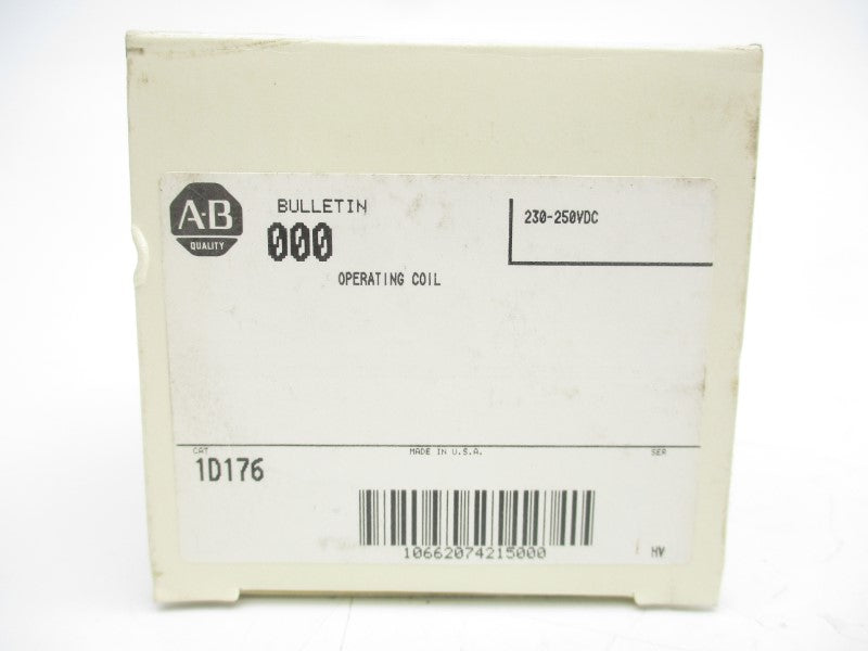 ALLEN BRADLEY 1D176 230-250VDC (WH) NSMP