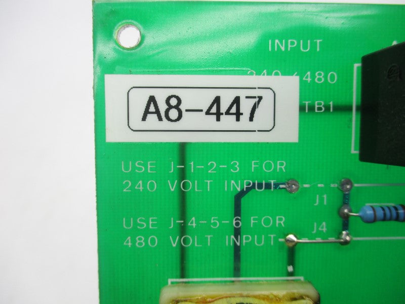 RAPID POWER TECHNOLOGIES A8-447 480VAC UNMP