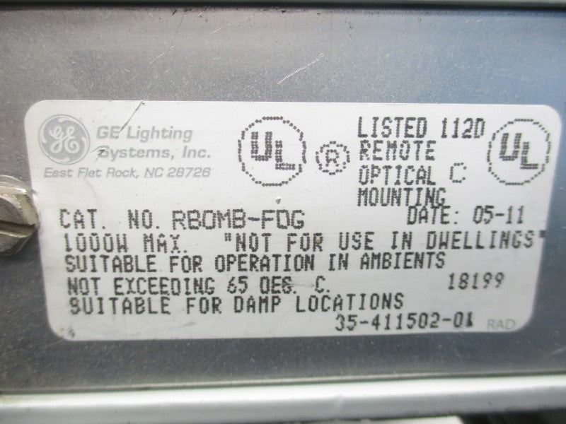 GENERAL ELECTRIC RBOMB-FDG UNMP