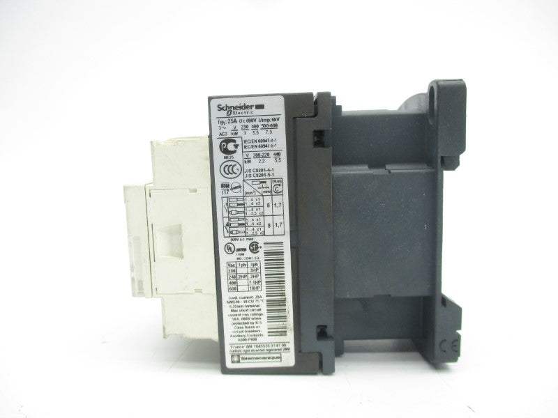 SCHNEIDER ELECTRIC LC1D12T7 480V 25A NSNP