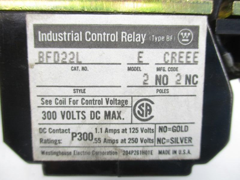 WESTINGHOUSE BFD22L 24VDC NSMP