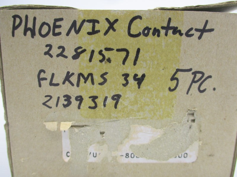 PHOENIX CONTACTS FLKMS34 2281571 (PKG OF 5) NSMP