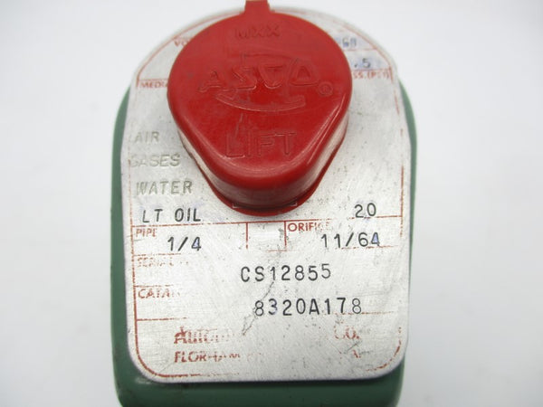 ASCO 8320A178 110/120V 20PSI 1/4" UNMP