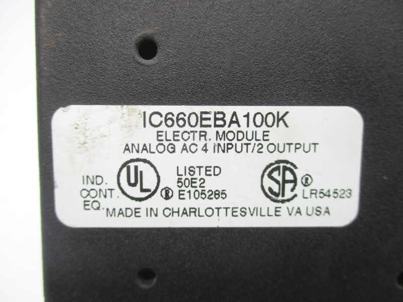 FANUC IC660EBA100K IC660BBA100 115V .1A UNMP