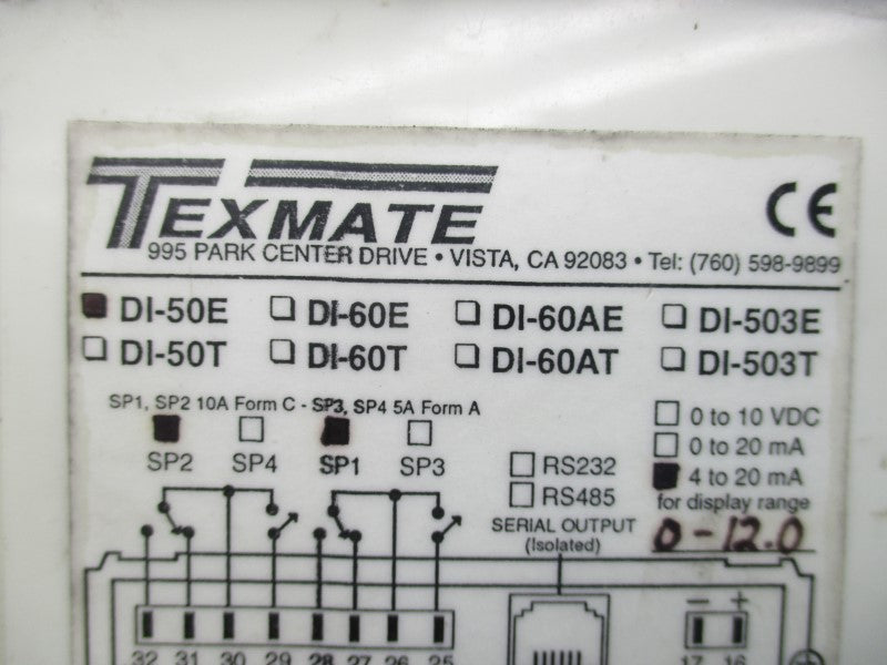 TEXMATE DI-50E-SP2-SP1 85-265VAC UNMP