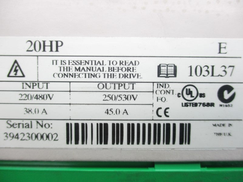 CONTROL TECHNIQUES M45R-14ICD 220/480V 38.0A NSNP