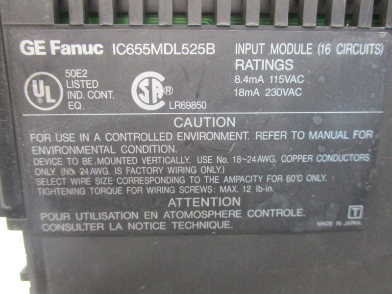 FANUC IC655MDL525B 230VAC UNMP