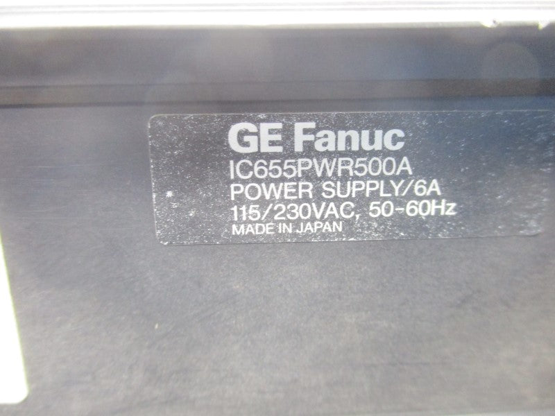 FANUC IC655PWR500A 115/230VAC 6A UNMP