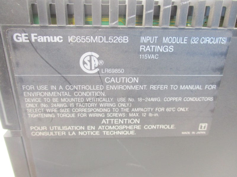 FANUC IC655MDL526B 115VAC UNMP