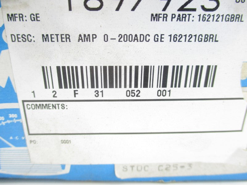 GENERAL ELECTRIC 162121GBRL 0-100ADC NSMP
