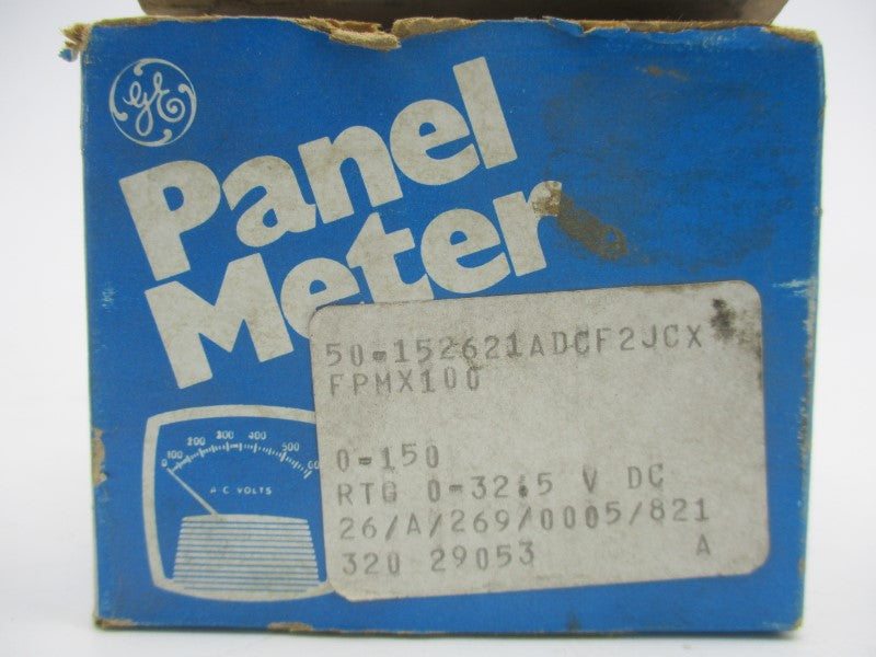 GENERAL ELECTRIC 50-152621ADCF2JCX 0-150VDC NSMP