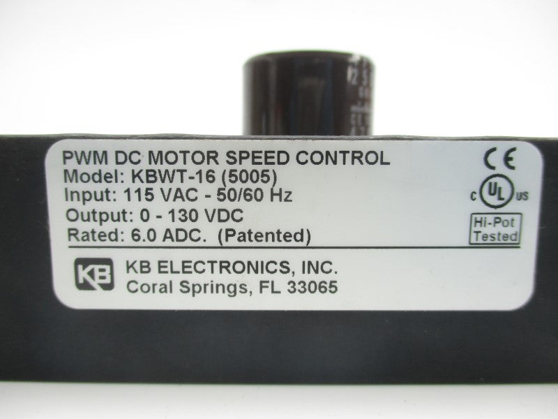 KB ELECTRONICS KBWT-16(5005) 115VAC NSNP