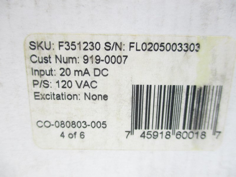 SIMPSON F351230 120VAC NSMP