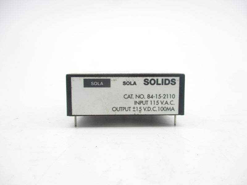 SOLA ELECTRIC 84-15-2110 115VAC NSNP