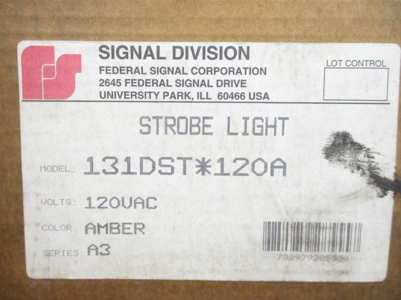 INDUSTRIAL SPARE PART 131DST-120A SER. A3 120VAC NSFS