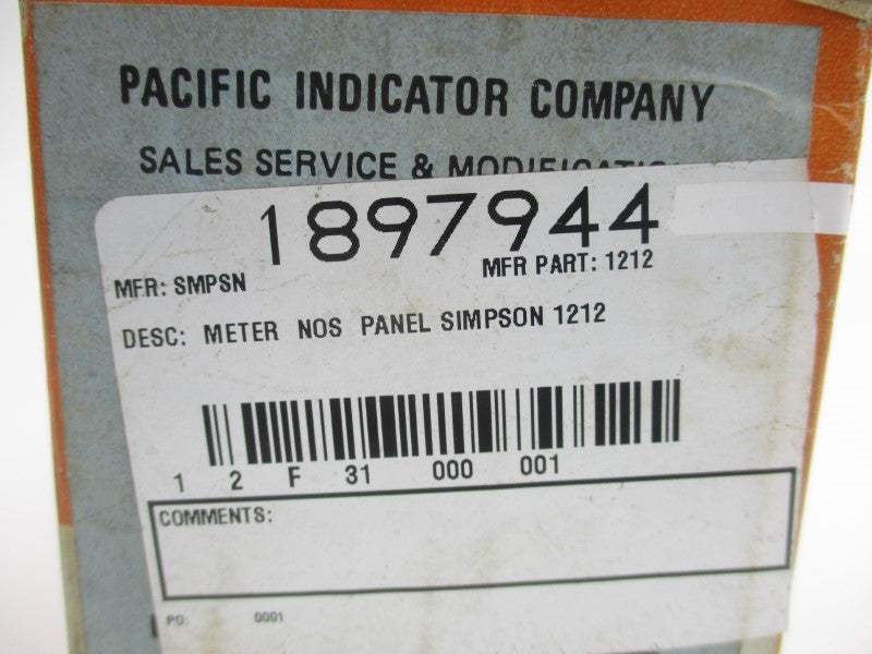 SIMPSON 1212 10-0-10VDC NSMP
