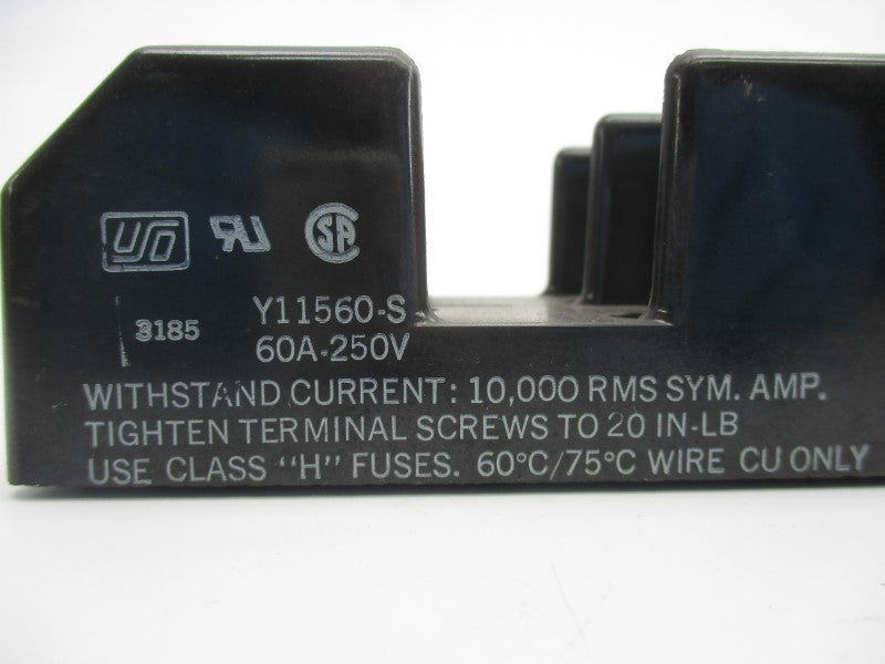 FUSE HOLDER Y11560-S 250V 60A UNMP