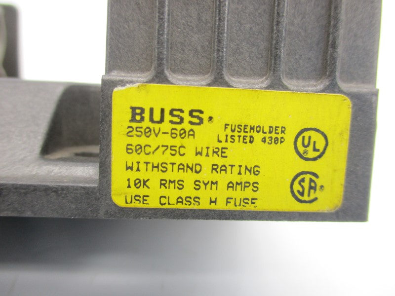 BUSSMANN H25060-2C 250V 60A UNMP