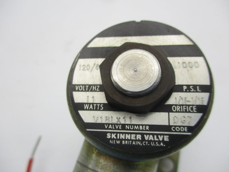SKINNER VALVE V18LX11 120V 1000PSI 1/15-1/16" UNMP