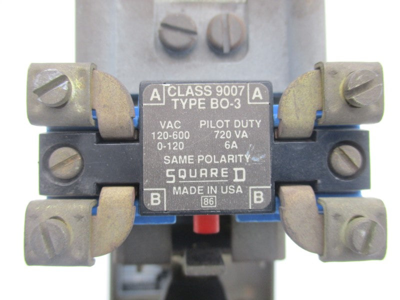 SQUARE D 9050BO2E SER. E 110/120V NSNP