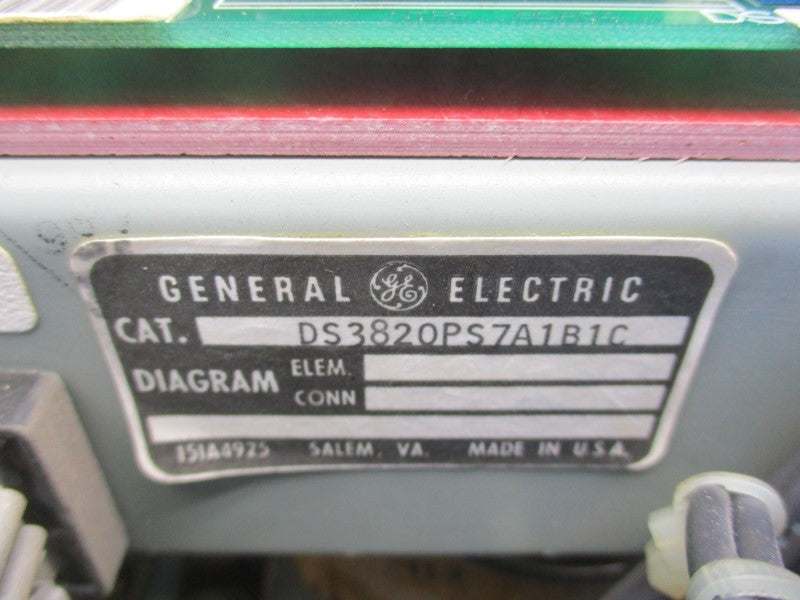 GENERAL ELECTRIC DS3820PS7A1B1C UNMP