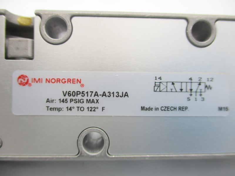 NORGREN V60P517A-A313JA 24VDC 145PSI NSMP