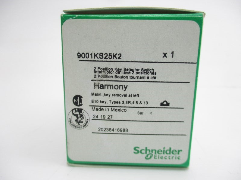 SCHNEIDER ELECTRIC 9001KS25K2 SER. K NSMP