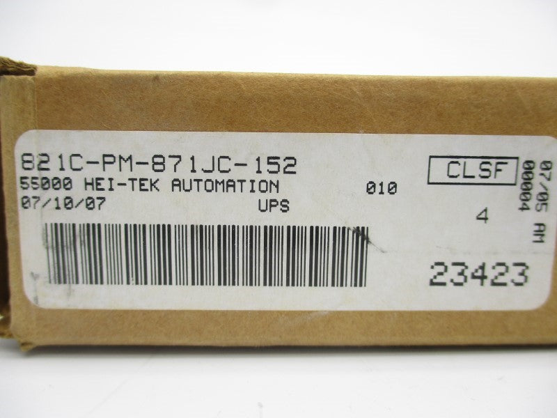 MAC 821C-PM-871JC-152 24VDC 25-150PSI NSMP