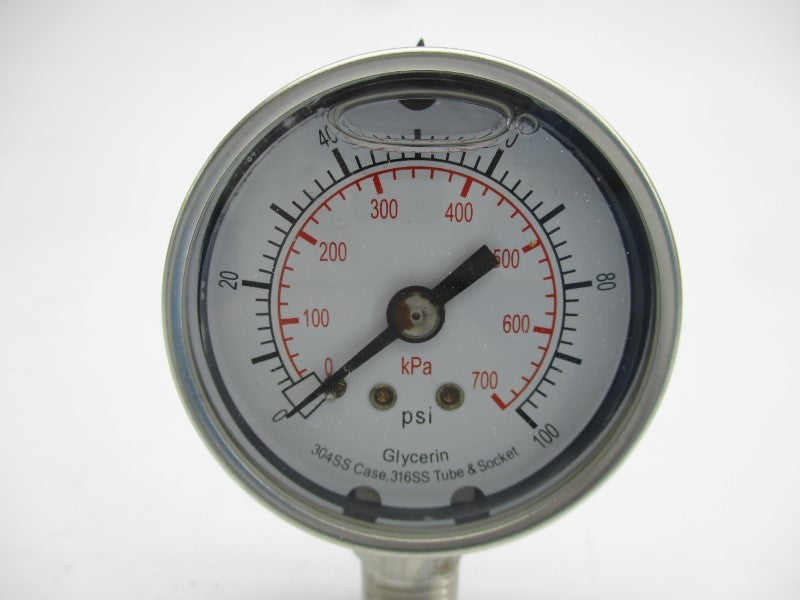 GRAINGER 4CFF8A 0-100PSI NSMP