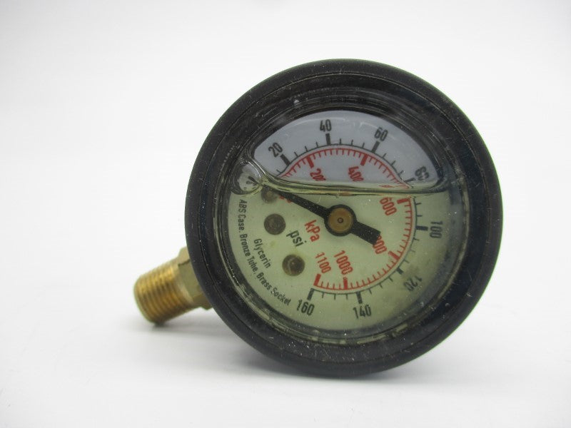 GRAINGER 4FKY3 0-160PSI 1-1/2" NSMP