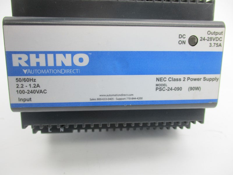 RHINO PSC-24-090 100-240VAC 2.2-1.2A NSNP