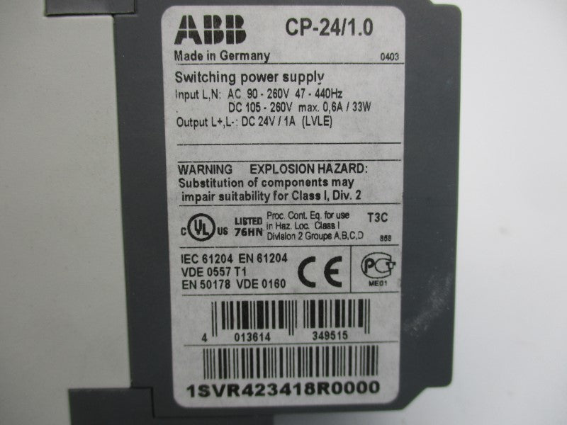 ABB CP-24/1.0 90-260VAC NSNP