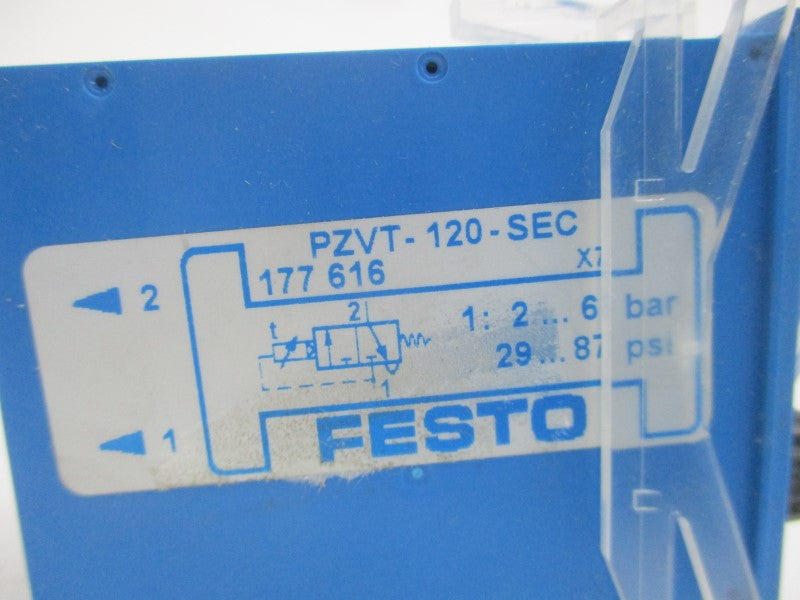 FESTO PZVT-120-SEC 29-87PSI NSNP
