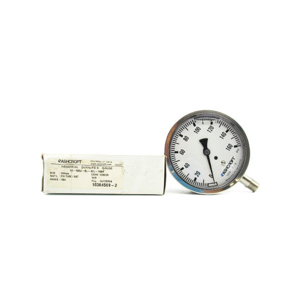 ASHCROFT 10-1008-SL-02L-160# 0-160PSI 100MM NSMP