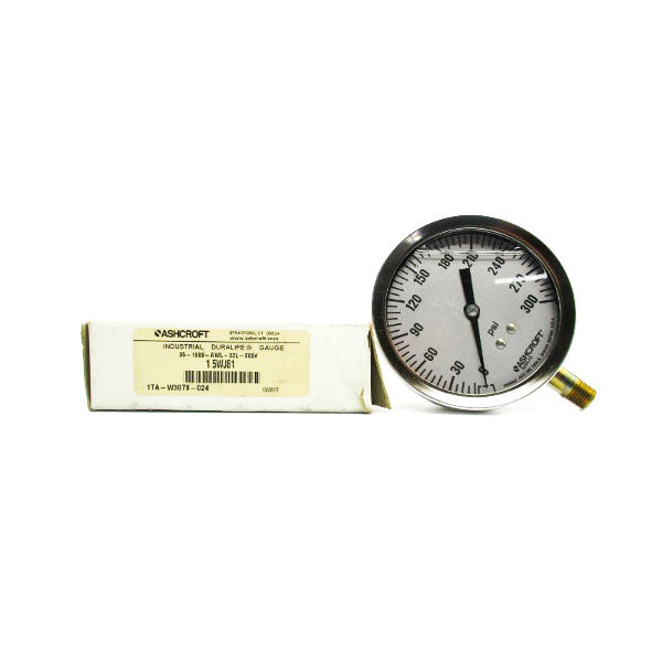 ASHCROFT 35-1009-AWL-02L-300# 0-300PSI NSMP