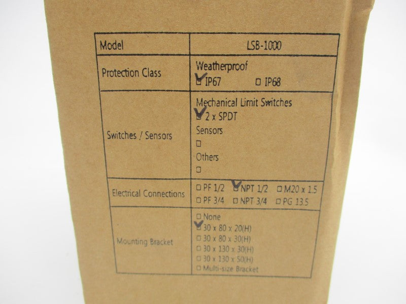 ASSURED AUTOMATION LSB-1000 125/250VAC/DC 16A NSMP