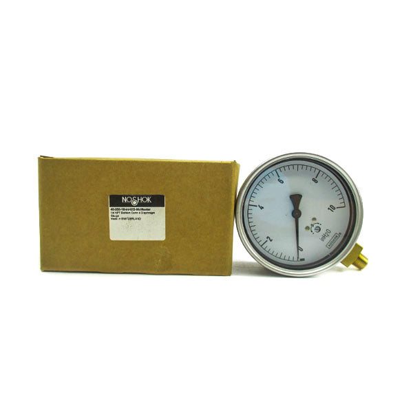 NOSHOK 40-200-10-INH2O 0-10PSI 1/4" NSMP