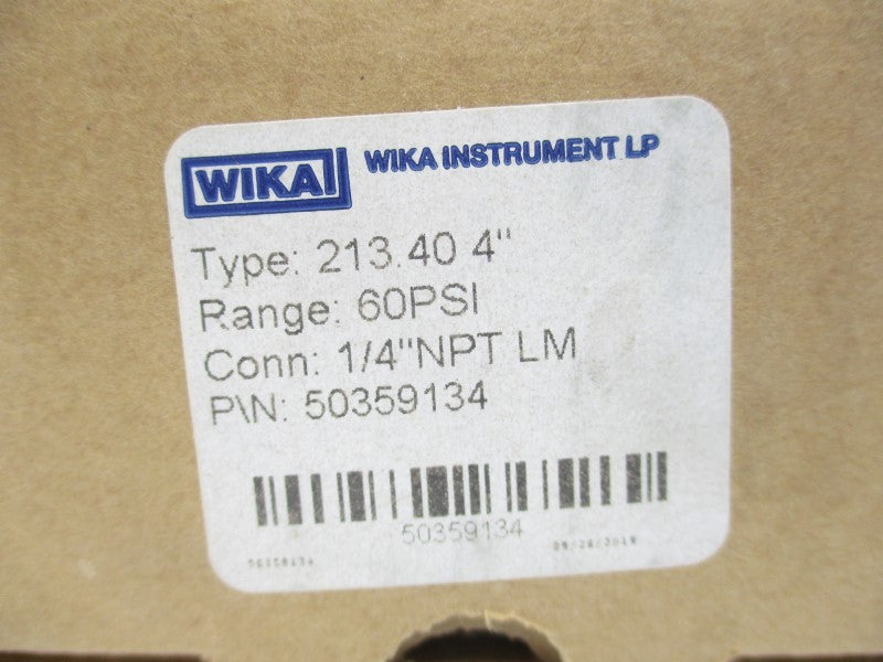 WIKA 50359134 0-60PSI 4" NSMP